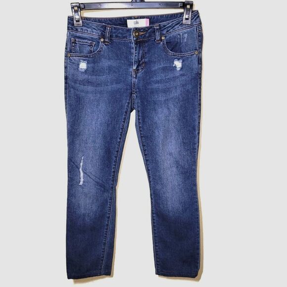 Cabi Low Rise Distressed Skinny Jeans 2 - Picture 1 of 12